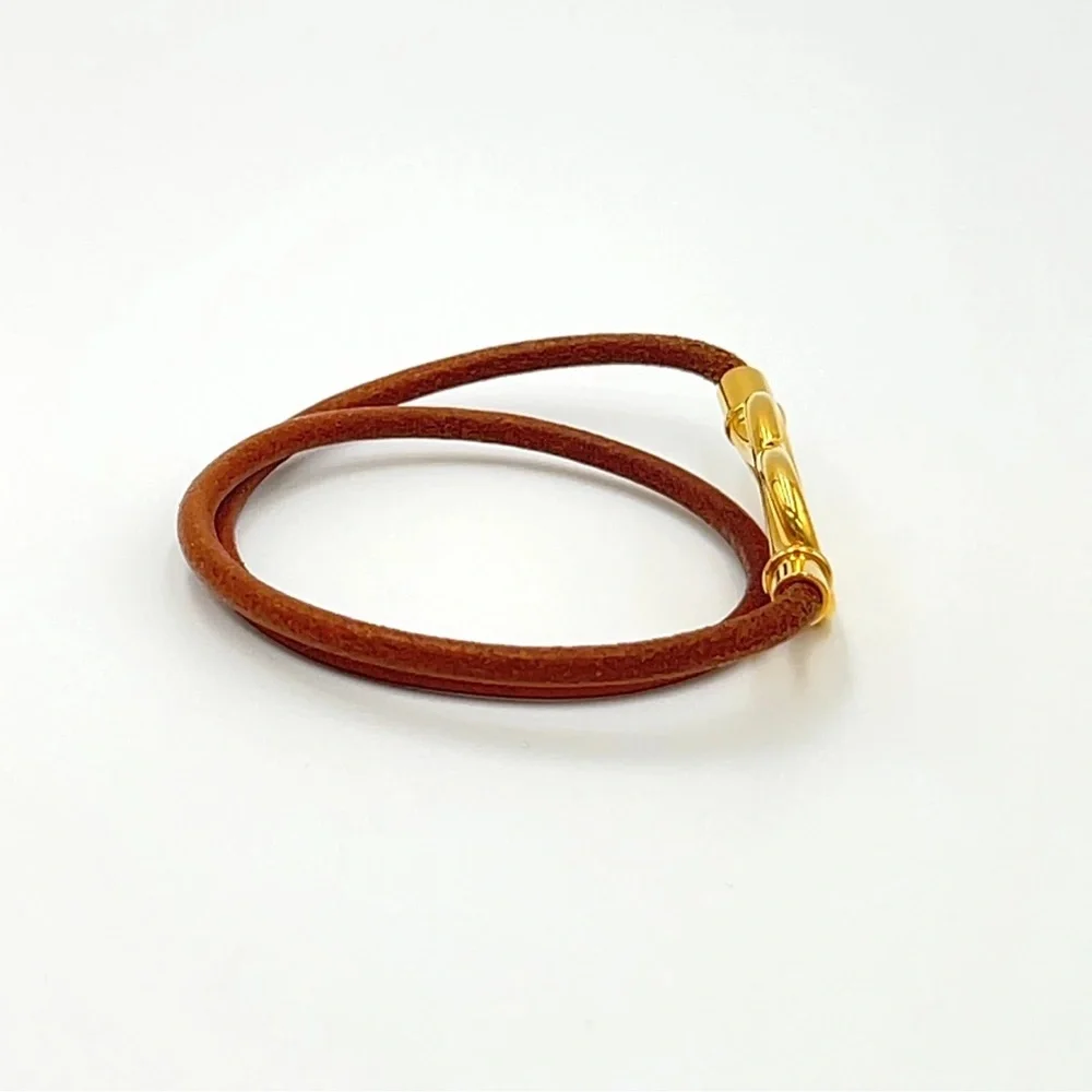 Hermes 2-row Atame Leather Bracelet - Picture 5 of 12
